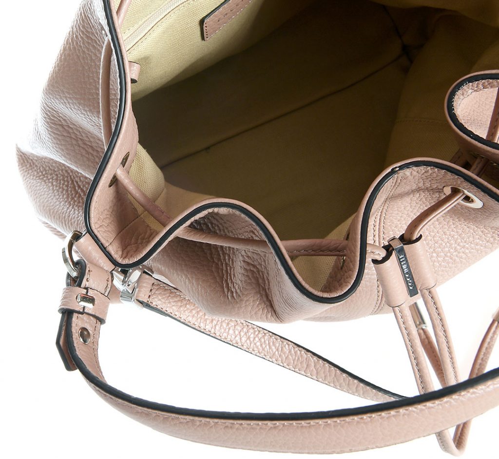 BUCKET BAG Lederhandtasche Nude